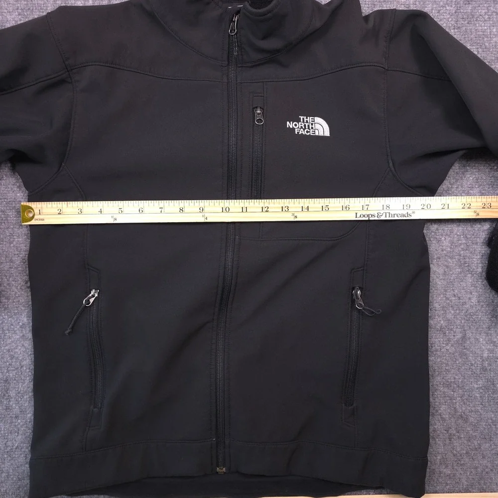 The North Face Apex Bionic Softshell Jacket Mens Small Black Windproof Outdoor